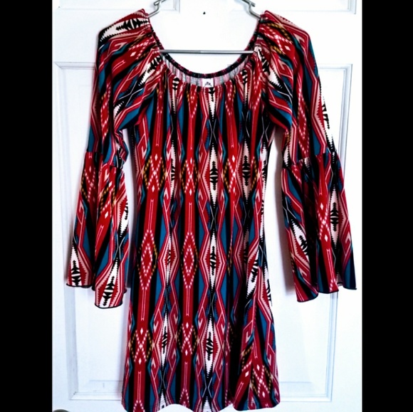 2B Together Tribal Dress - Picture 2 of 3